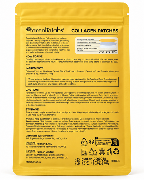 Collagen Patches – Skin Firmness, Elasticity & Beauty Support