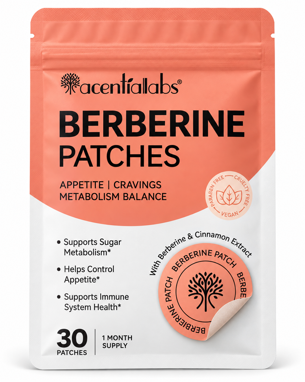 Berberine Patches – Appetite, Cravings & Metabolic Support