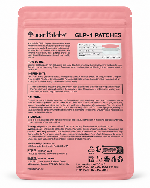 GLP-1 Patches – Cravings & Metabolic Wellness Support